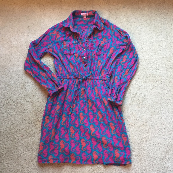 Lilly Pulitzer Doreen Dress Hold Your Horses - Picture 2 of 5